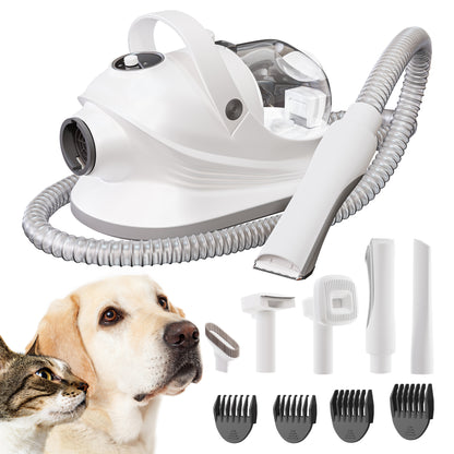 FIDOFAVE Grooming Aseo para perros y gatos de alta velocidad Succión por soplado todo en uno con 7 herramientas de aseo probadas